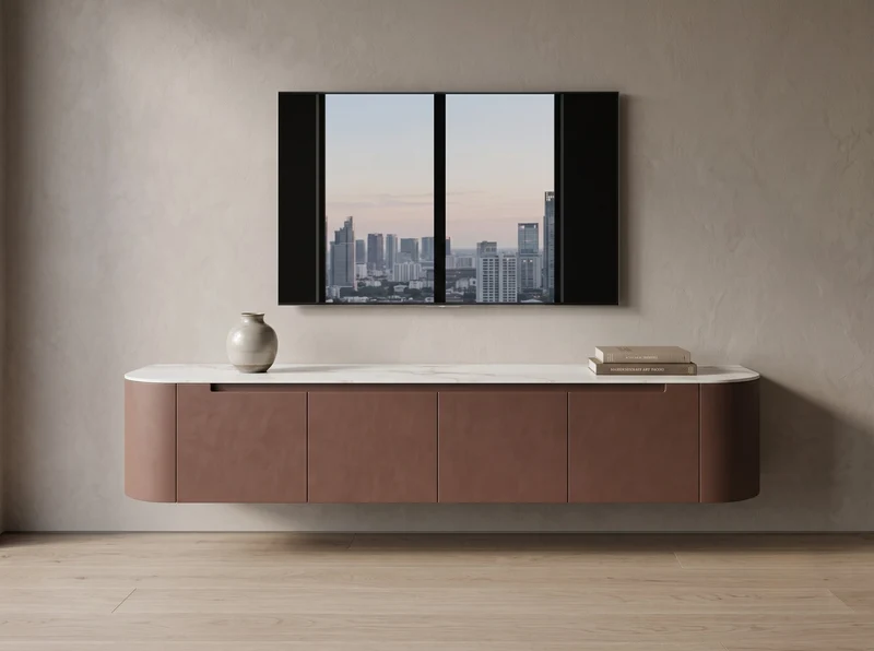 Isabella TV-Board Braun